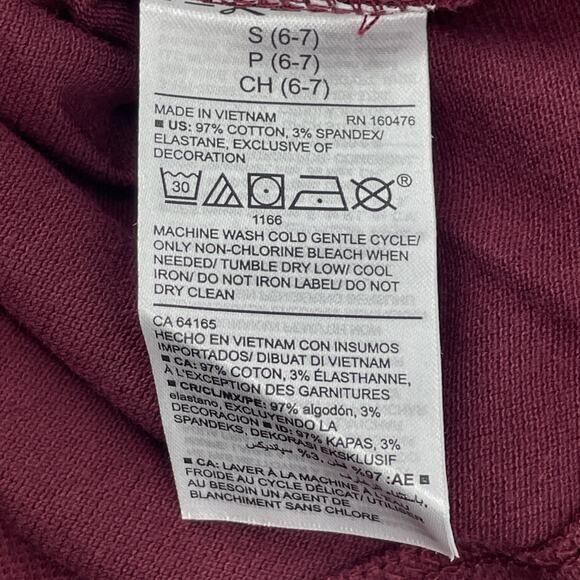 2 Old Navy Boys/Girls Sm 6/7 Burgundy School Uniform Pique Polo Shirts NWT - Picture 7 of 8